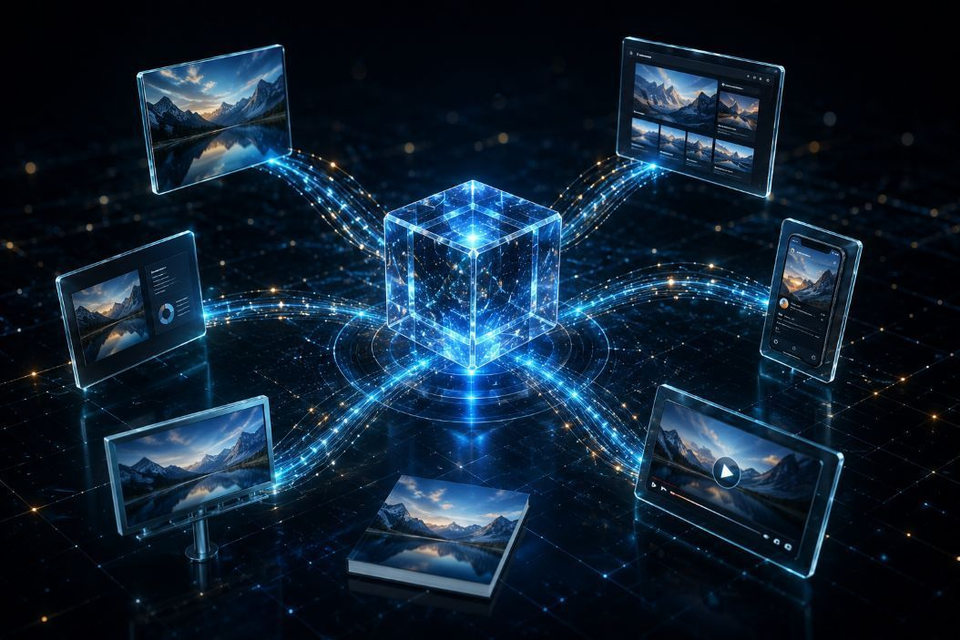 Futuristic Media Hub